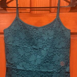 Aeropostale Teal Lace Tank Top